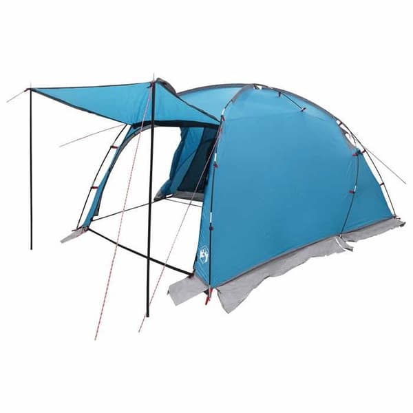 Tältunnel - EXKLUSIVT HUS - Blå - 361×235×147 cm - Polyester 185T PU - Glasfiberstänger