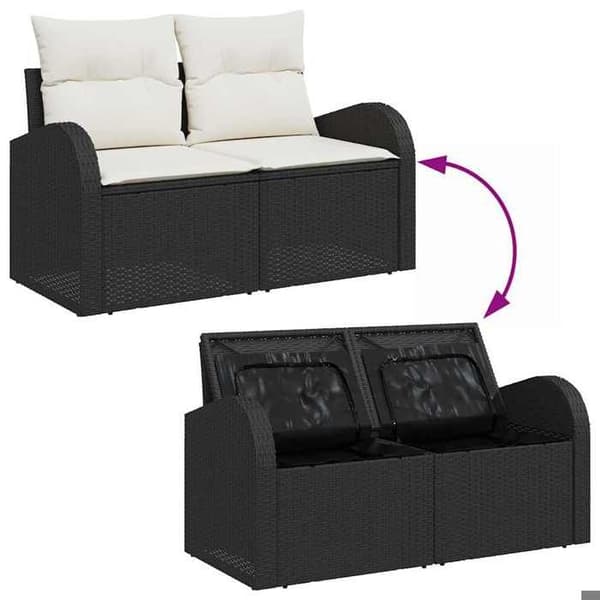 Maison Exclusive - 8-osainen puutarhakalustesarja 7-hengen