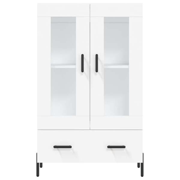 Maison Exclusive - Buffé hög vit 69,5x31x115 cm ingenjörsträ