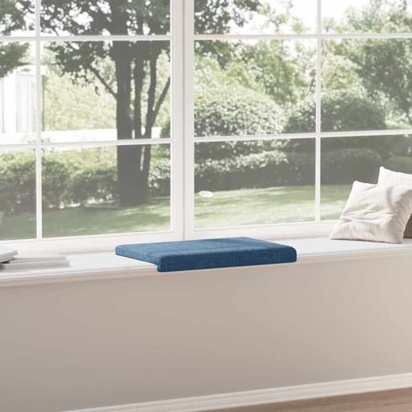 Maison Exclusive - Bänk Kudde Tyg Blå Djup 35 cm