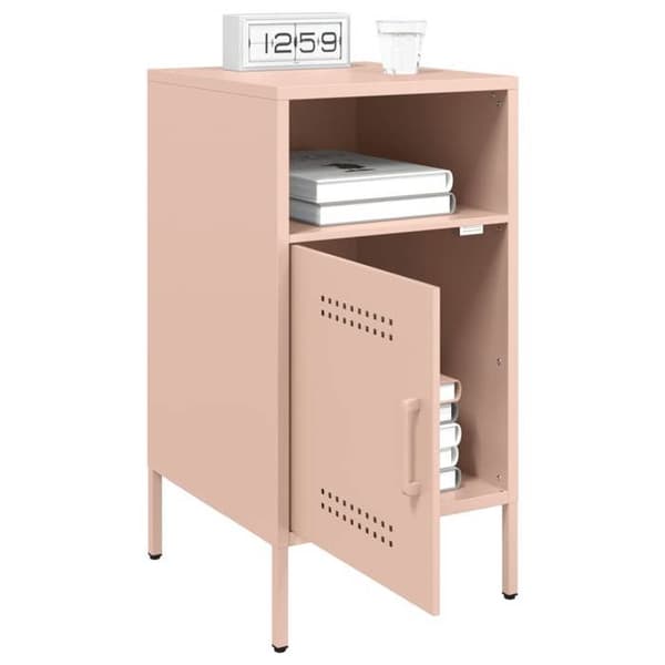 Maison Exclusive - Natborde 2 stk. rosa 36x39x68 cm stål