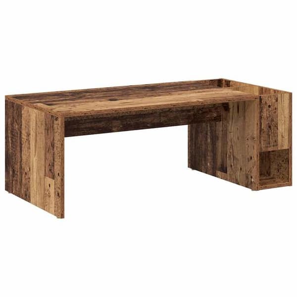 Bord - EKSKLUSIV HUS - Gammelt træ - Ingeniørtræ - Rektangulær 101,5x50x37 cm - Rummelig opbevaring