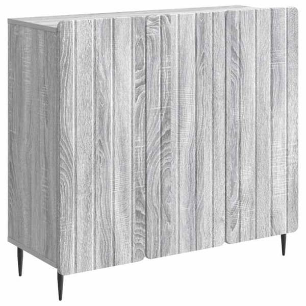 Maison Exclusive - Buffet Sonoma grå 89 x 34,5 x 82 cm Ingeniørtræ