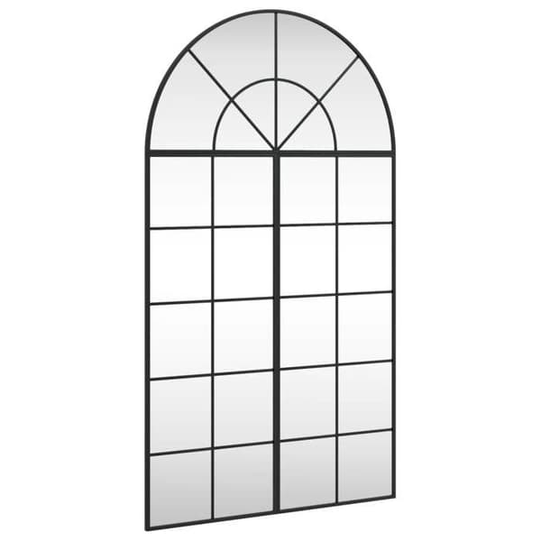 Maison Exclusive - Sort vægspejl 80x140 cm jernbue Svart