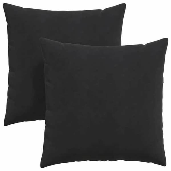 Maison Exclusive - Soffkuddar 2 st Svart 80 x 80 cm Svart