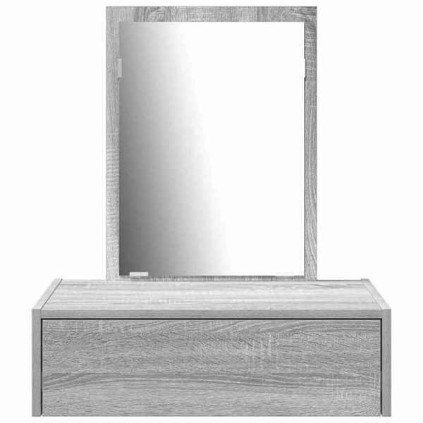 Maison Exclusive - Grå Sminkbord 60 x 40 x 70 cm Ingenjörsträ
