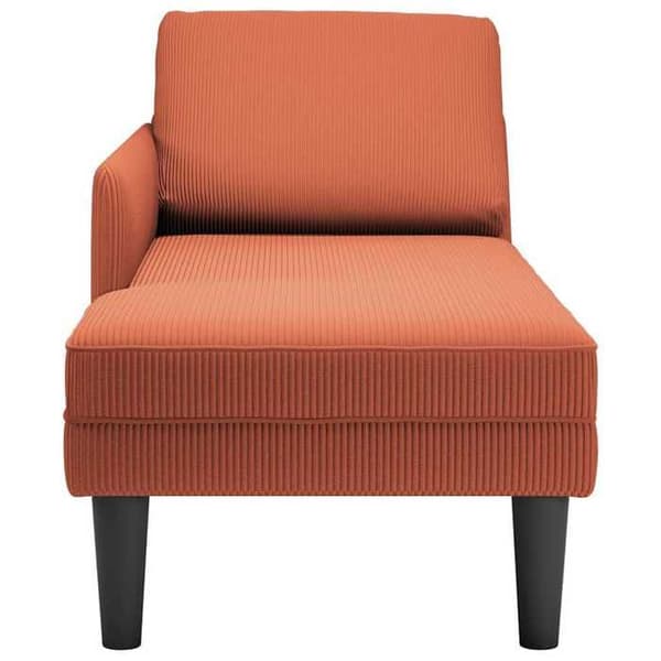 Maison Exclusive - Aurinkotuoli punaisella oranssilla samettikankaalla