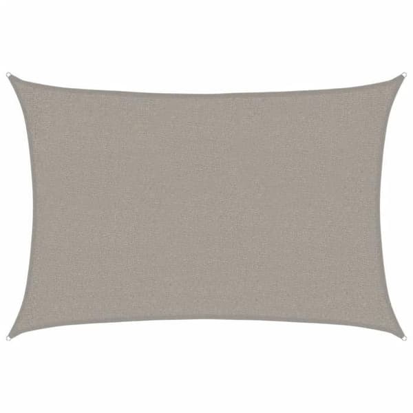 Maison Exclusive - Skygge-sejl 160 g/m² rektangulær lys grå 2x3 m PEHD