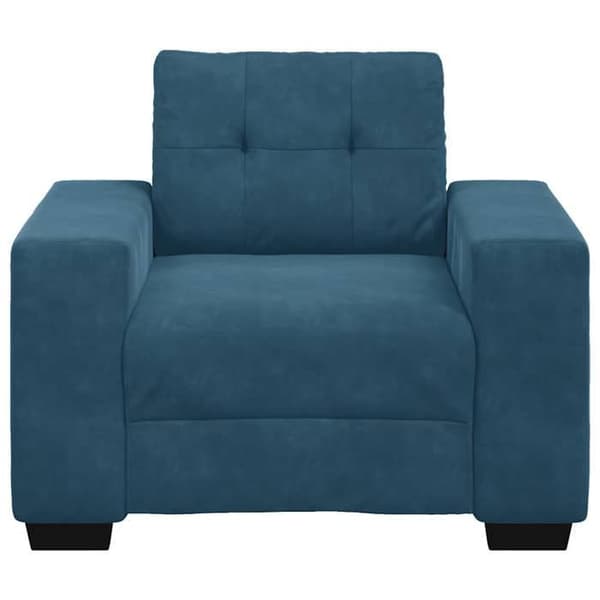 Maison Exclusive - Blå sofa stol 100x78x80 cm velour