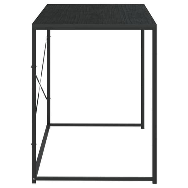 Maison Exclusive - Sort computerbord 110x60x70 cm Ingeniørtræ Svart