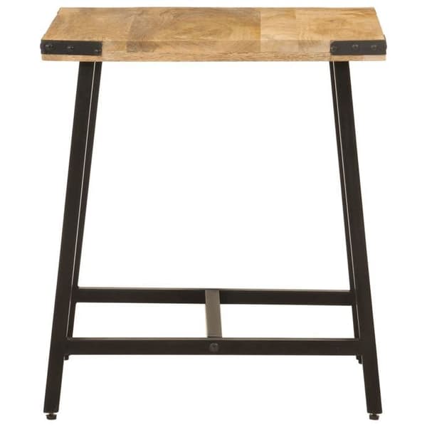 Maison Exclusive - Sidebord 45x45x50 cm massiv mangotræ og jern