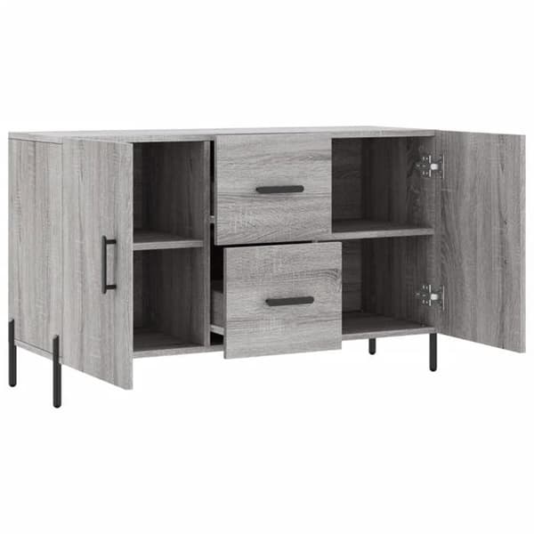 Maison Exclusive - Buffet sonoma grå 100x36x60 cm ingeniørtræ
