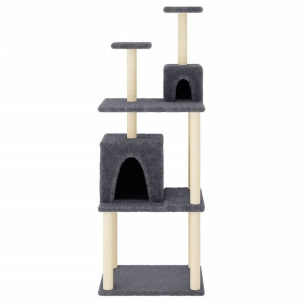 Maison Exclusive - Kattekradse med sisal i mørkegrå 167 cm mörkgrå