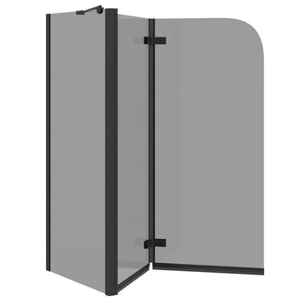 Maison Exclusive - Svart Duschvägg 120 x 68 x 130 cm