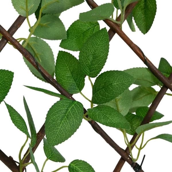 Maison Exclusive - Udvidelig kunstig efeu trellis grøn 180x30 cm Grön
