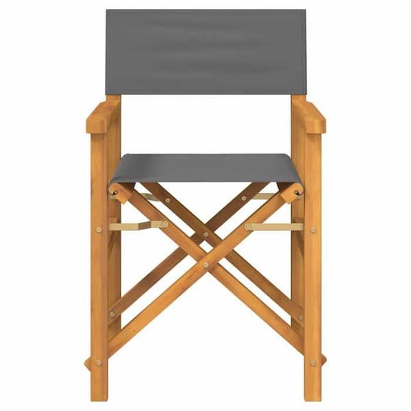 Maison Exclusive - Fällbara regissörsstolar, set om 2, i massiv teak