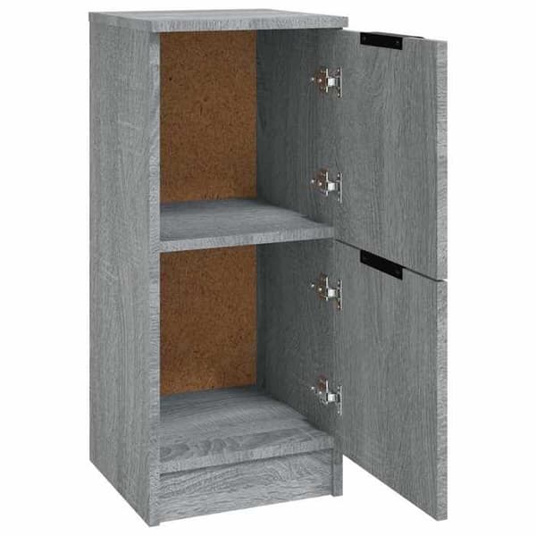 Maison Exclusive - Bufféer 2 st Sonoma grå 30x30x70 cm Ingenjörsträ