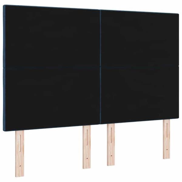 Maison Exclusive - Blå sänggavel 160 cm tyg
