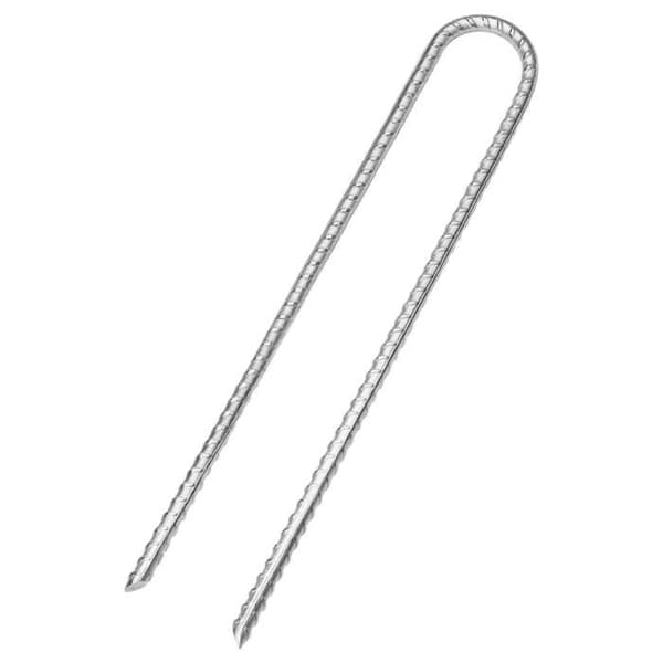 Maison Exclusive - Teltstænger 6 stk i U-form 30 cm Ø7mm galvaniseret stål