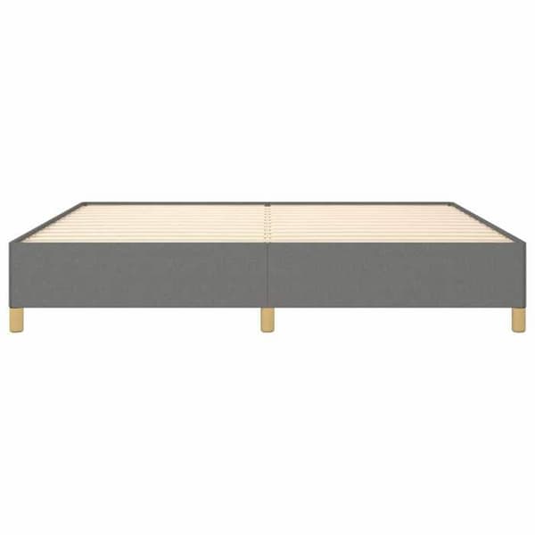 Maison Exclusive - Sängram utan madrass mörkgrå 200x200 cm tyg