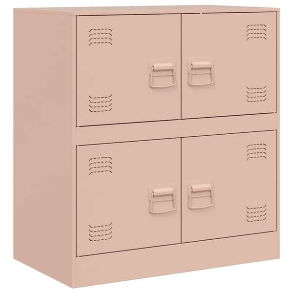 Maison Exclusive - Buffé rosa 67x39x73 cm stål