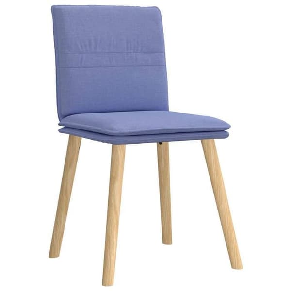 Maison Exclusive - Spisestole sæt af 6 blå jeans stof
