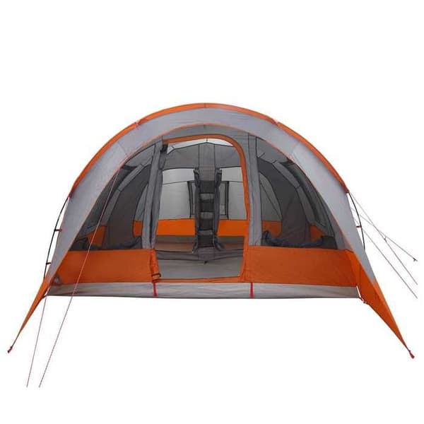 Maison Exclusive - Tunnel telt 560 x 395 x 212 cm Grå og orange