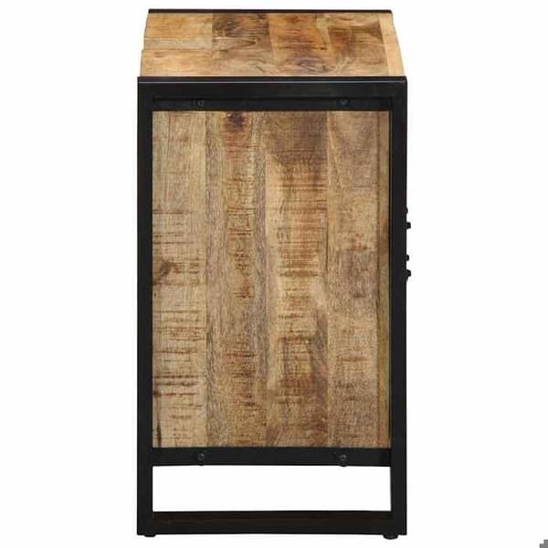 Badrumsskåp - EXKLUSIV HEM - Rektangulär - Hållbar metallram - Brun - 55x35x60 cm brun