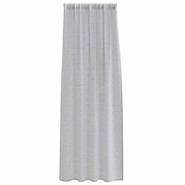 Verho - MAISON EXCLUSIVE - 2 kpl 245 x 140 cm - Tummanharmaa - Polyesteri - Läpinäkyvä Mörkgrå