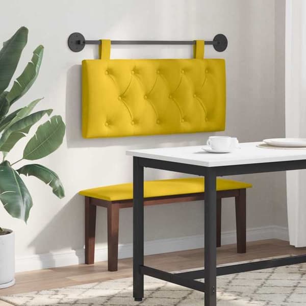 Maison Exclusive - Keltainen samettinen seinäpaneeli Gul (sammet)