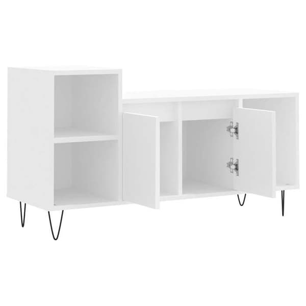 Maison Exclusive - TV-möbel Vit 100x35x55 cm Ingenjörsträ