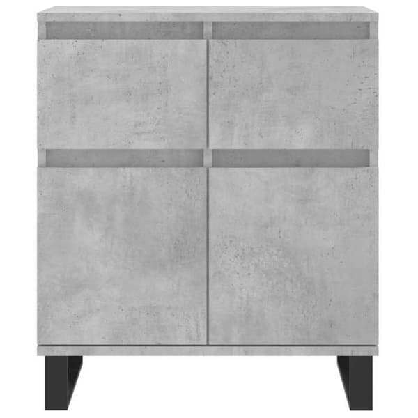 Maison Exclusive - Buffé Grå betong 60x35x70 cm Ingenjörsträ
