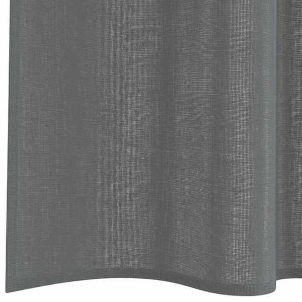 Maison Exclusive - Gardiner i voile med ögla 2 st mörkgrå