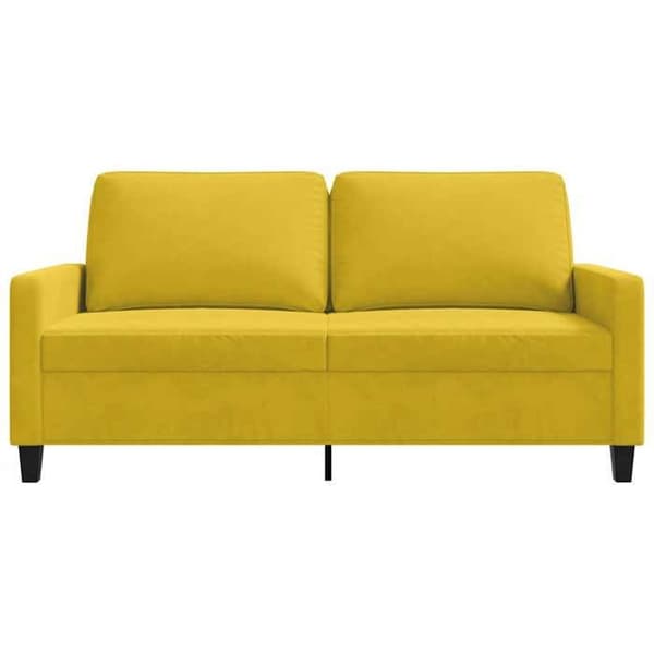 Maison Exclusive - Soffa 2-sits Gul 140 cm Sammet
