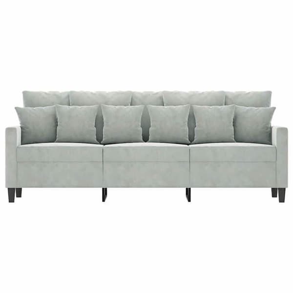Maison Exclusive - 3-personers Sofa Lys Grå 180 cm Velour