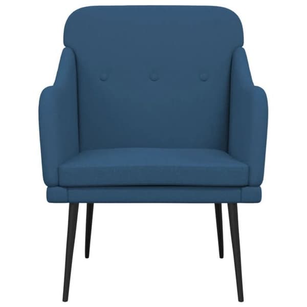 Maison Exclusive - Fåtölj Blå 63x76x80 cm Tyg