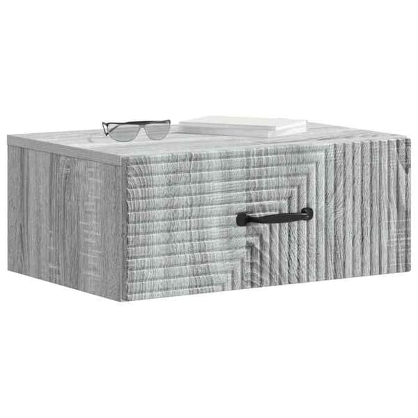 Maison Exclusive - Sonoma harmaa seinähyllyyöpyöre 49 x 34,5 x 20 cm Sonoma grå