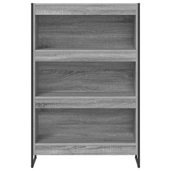 Maison Exclusive - Bibliotek 80 x 30 x 121 cm Ingenjörsträ Grå Sonoma
