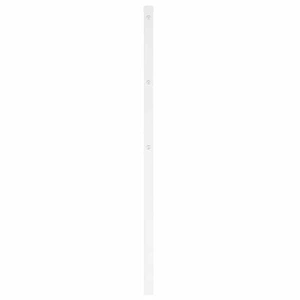Maison Exclusive - Erstatnings hovedgærde metal hvid 100 cm