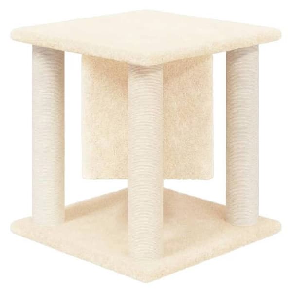 Maison Exclusive - Kattekradse med sisal i creme 37 cm Grädde