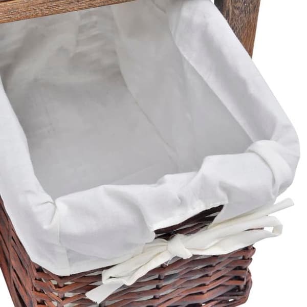 Maison Exclusive - Natt bord 2 stk Brun træ brun