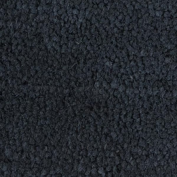 Dörrmatta - Tuftad - Kokosfiber - 80 x 100 cm - Mörkgrå mörkgrå