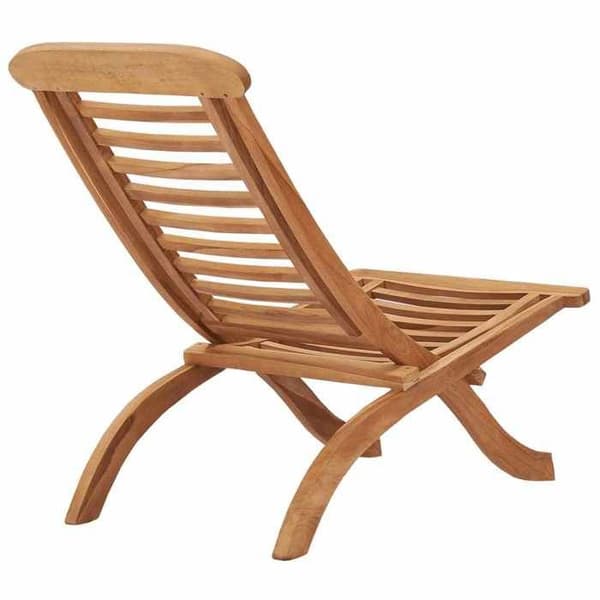 Maison Exclusive - Fällstol 50x90x69 cm i massivt teakträ
