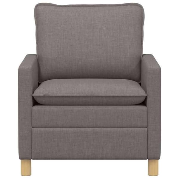 Maison Exclusive - Soffa Taupe 76 x 81 x 87,5 cm Tyg