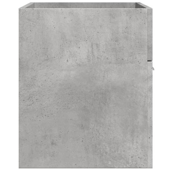 Maison Exclusive - Badeværelsesvaskeskab i grå beton og ingeniørtræ
