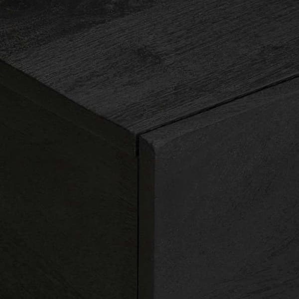 Maison Exclusive - Svart soffbord 100x54x40 cm ingenjörsträ