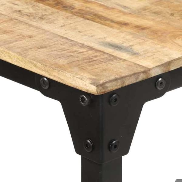 Maison Exclusive - Ruokapöytä 200x100x76 cm Kiinteä mangopuu