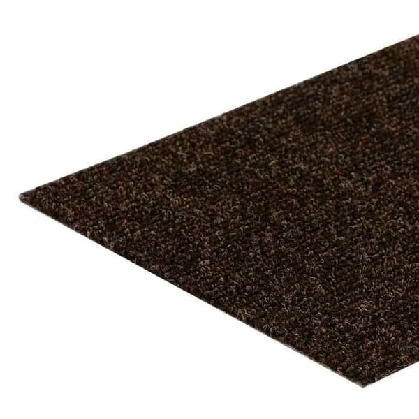 Maison Exclusive - Självhäftande trappmattor 15 stycken 76 x 20 cm Brun Rektangulär