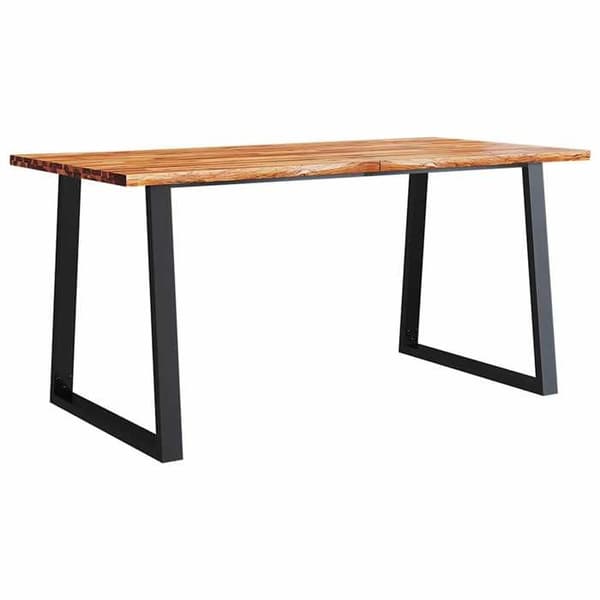 Maison Exclusive - Spisebord 160x80x75 cm i solid akacietræ med skarpe kanter