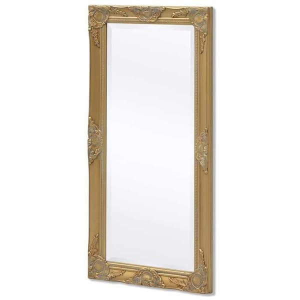 Maison Exclusive - Barockstil väggspegel 100x50 cm Guld gyllene